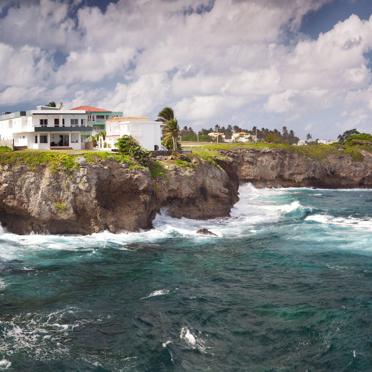Coastal villa print