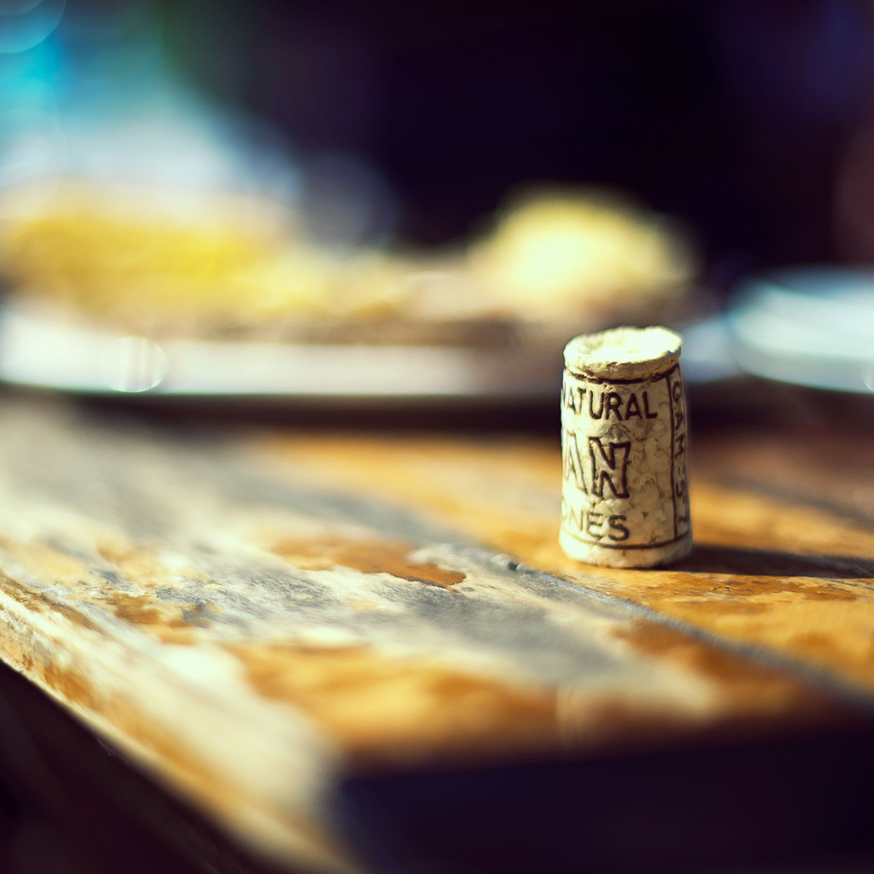 Cork still life print